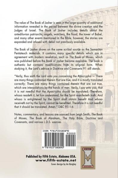 The Book of Jasher With Lessons and Commentary