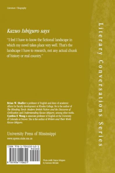 Conversations with Kazuo Ishiguro