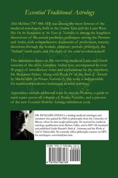 Persian Nativities III: Abu Ma'shar on Solar Revolutions