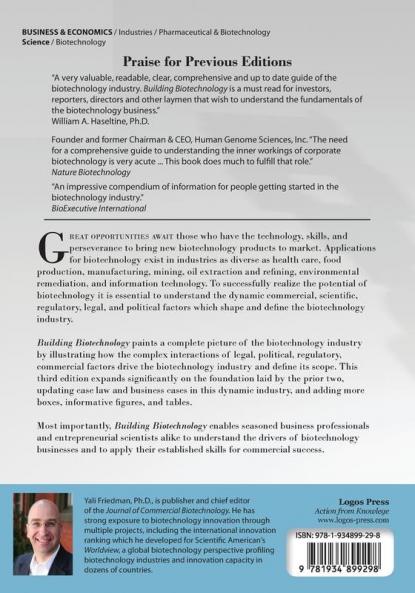 Building Biotechnology: Biotechnology Business Regulations Patents Law Policy and Science