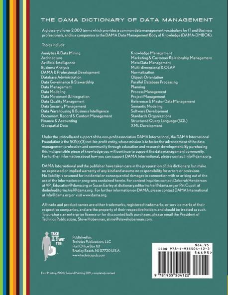 DAMA Dictionary of Data Management: 2nd Editio