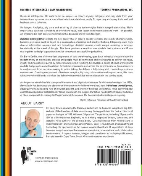Business unIntelligence: Insight & Innovation Beyond Analytics & Big Data