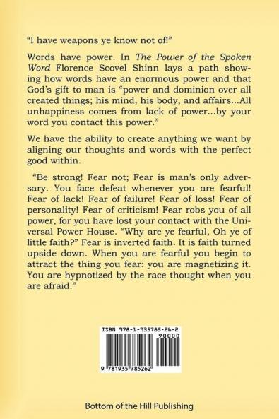 The Power of the Spoken Word