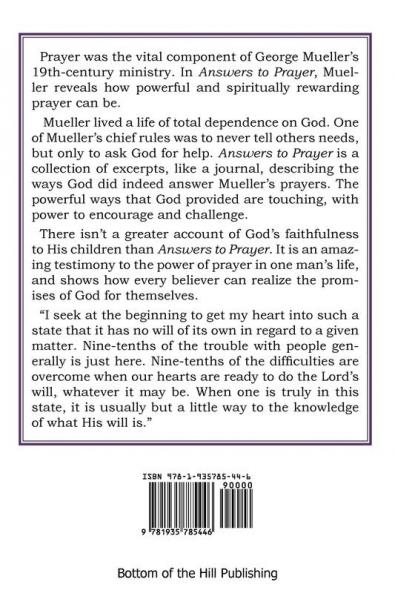 Answers to Prayer