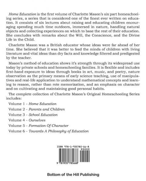 Home Education: Charlotte Mason Homeschooling Series Vol. 1