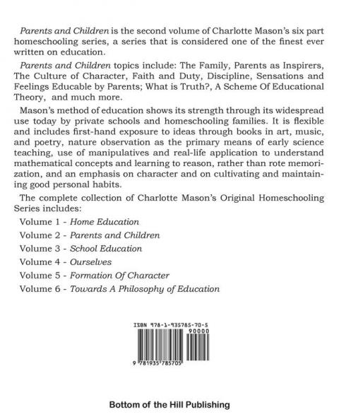 Parents and Children: Charlotte Mason Homeschooling Series Vol. 2