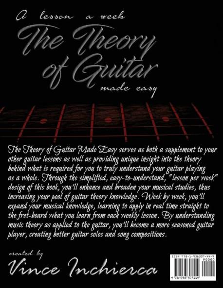 The Theory of Guitar Made Easy: 1 (Lesson a Week)