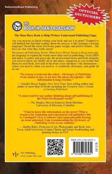 Dictionary of Publishing Terms