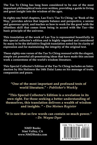 Tao Te Ching (The Way) by Lao-Tzu