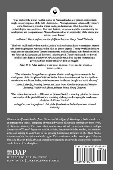 Discourse on Africana Studies: James Turner and Paradigms of Knowledge