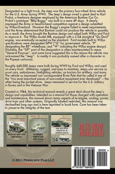 TM 9-803 Willys-Overland MB and Ford Model GPW Jeep Technical Manual