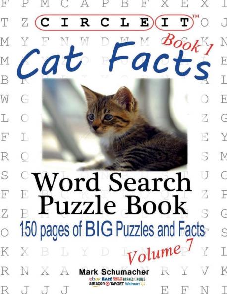 Circle It Cat Facts Book 1 Word Search Puzzle Book