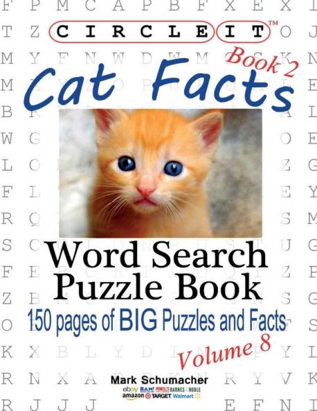 Circle It Cat Facts Book 2 Word Search Puzzle Book