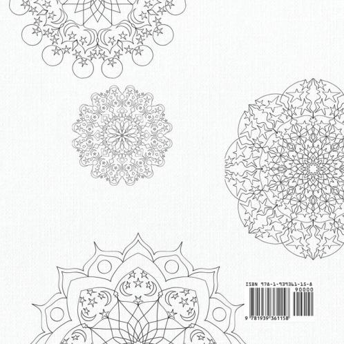 Sun Moon and Stars: A Pen and Ink Mandala Coloring Book (Hand-Drawn Mandala Coloring Books)