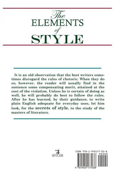 The Elements of Style