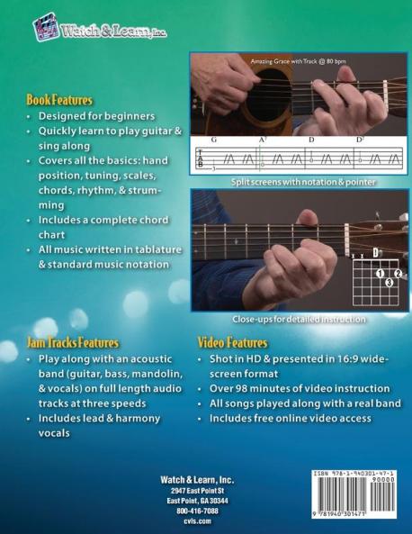 Acoustic Guitar Primer Book for Beginners with Online Video and Audio Access