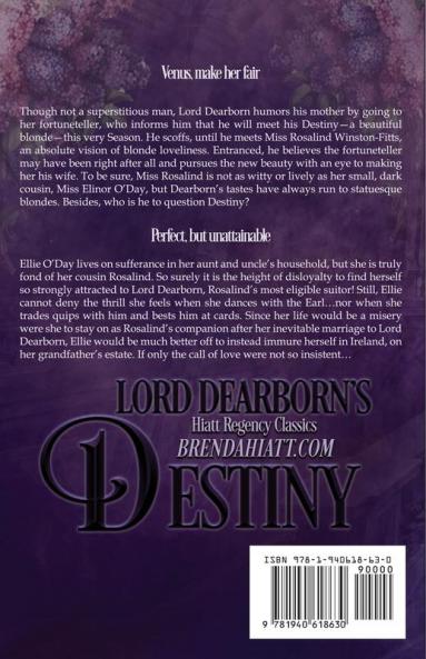 Lord Dearborn's Destiny: 3 (Hiatt Regency Classics)