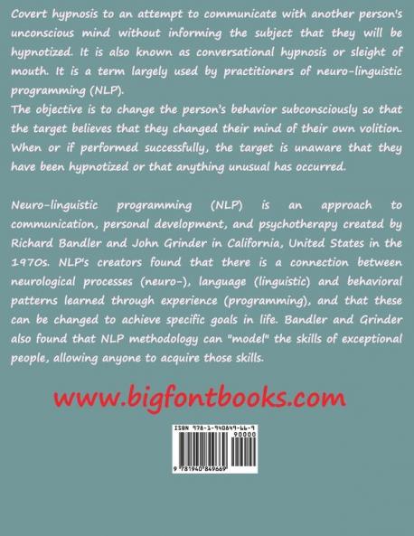 Conversational Hypnosis and NLP