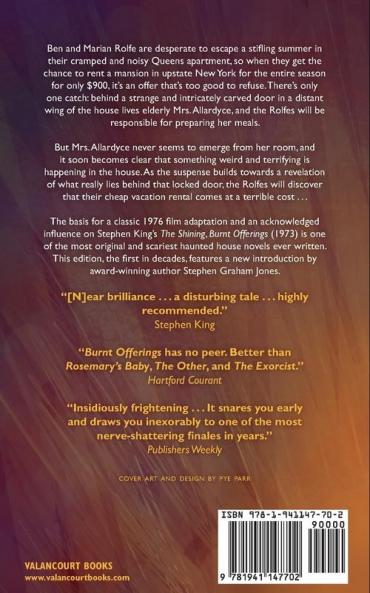 Burnt Offerings (Valancourt 20th Century Classics)