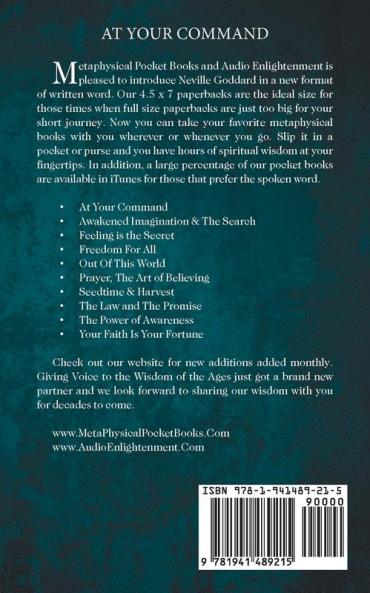 At Your Command  ( Metaphysical Pocket Book )