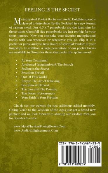 Feeling Is The Secret  ( Metaphysical Pocket Book )