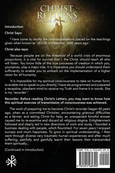 Christ Returns Speaks His Truth