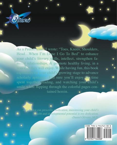 Toes Knees Shoulders Head When I'm Done I Go to Bed