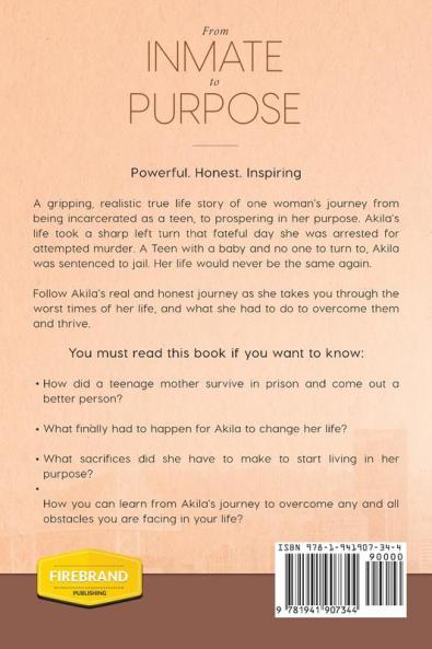 From Inmate To Purpose