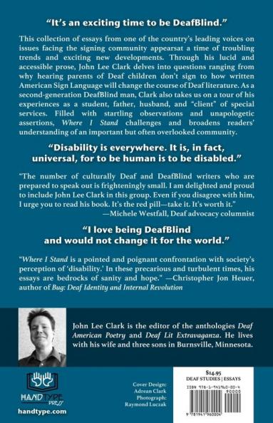 Where I Stand: On the Signing Community and My DeafBlind Experience