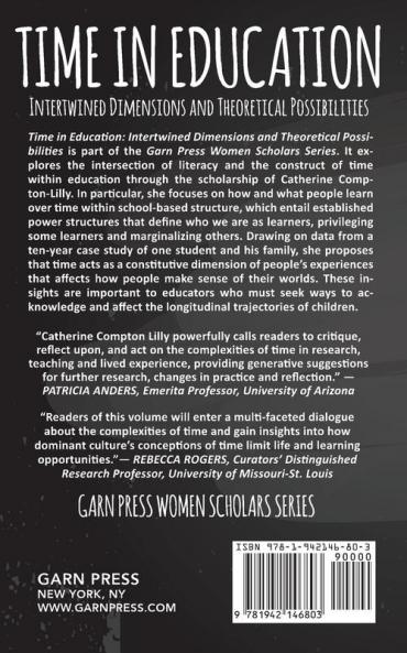 Time in Education: Intertwined Dimensions and Theoretical Possibilities