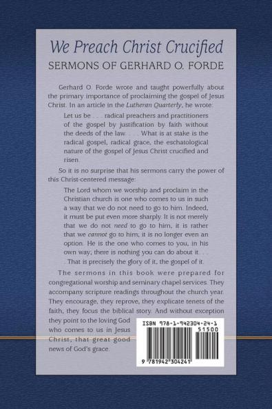 We Preach Christ Crucified