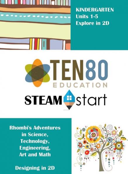 STEAMStart Kindergarten: Adventures in 2D Shapes (Steamstart K-2)