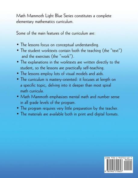 Math Mammoth Grade 4-A Worktext