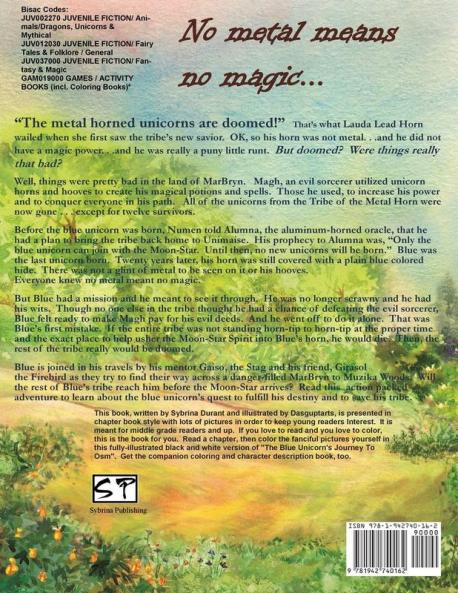 The Blue Unicorn's Journey To Osm Black and White