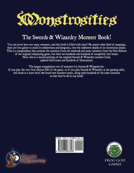 Monstrosities: Swords and Wizardry