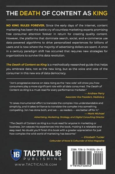 The Death of Content As King: How a Data Democracy Has Revolutionized Marketing