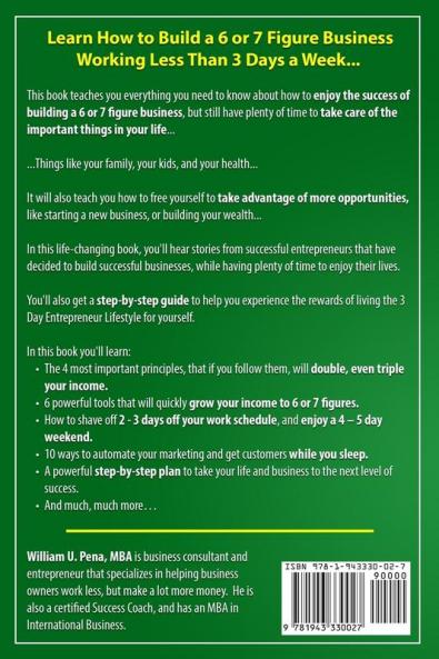 The 3 Day Entrepreneur