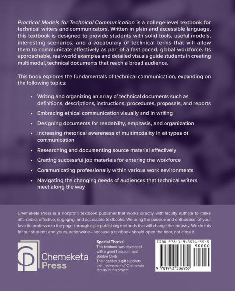 Practical Models for Technical Communication: 20210901