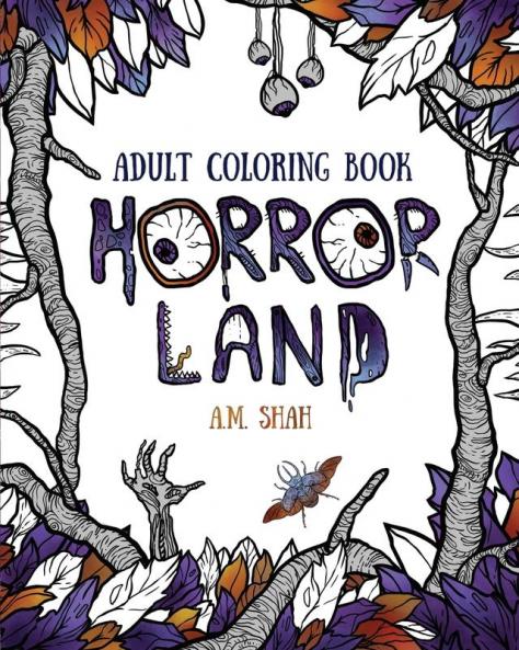 Adult coloring book: Horror Land: 1