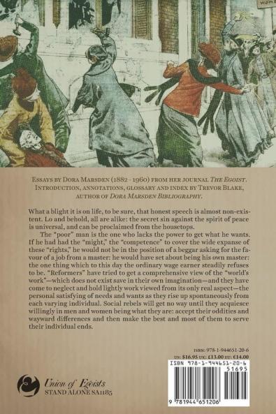 The Gospel of Power: Egoist Essays by Dora Marsden