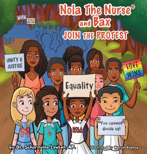 Nola The Nurse & Bax Join the Protest