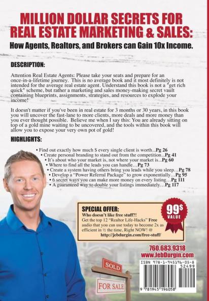 MILLION DOLLAR SECRETS for REAL ESTATE MARKETING and SALES