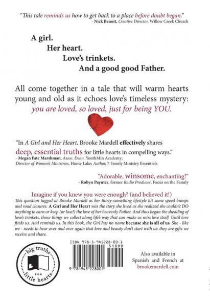 A Girl and Her Heart: priceless love. timeless beauty.: ONE (Big Truths for Little Hearts)