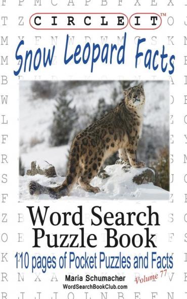 Circle It Snow Leopard Facts Word Search Puzzle Book