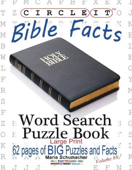 Circle It Bible Facts Large Print Word Search Puzzle Book