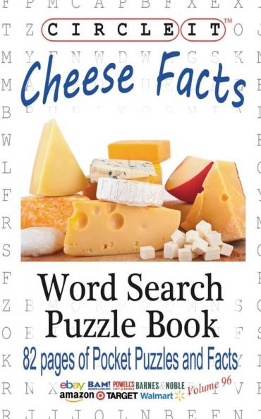Circle It Cheese Facts Word Search Puzzle Book
