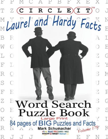 Circle It Laurel and Hardy Facts Word Search Puzzle Book