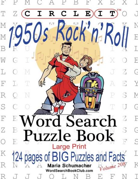 Circle It 1950s Rock'n'Roll Word Search Puzzle Book