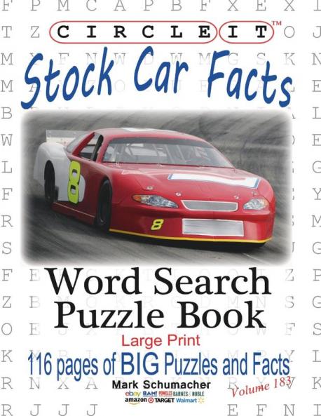 Circle It Stock Car Facts Word Search Puzzle Book