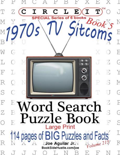 Circle It 1970s Sitcoms Facts Book 5 Word Search Puzzle Book